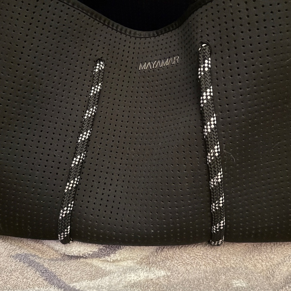 Mayamar Black Tote Bag